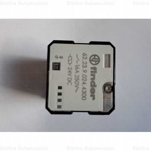 Fadini ricambio Relè 24V 16A Motore centralina Elpro 10 - 37 62.23.9.024.4300